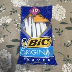 New Vintage 1990's BIC Shaver Original Disposable Razors 10 Pack New Old Stock!‎